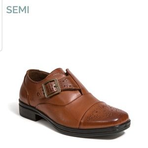 Trendy slip on toddler brown ombre shoes